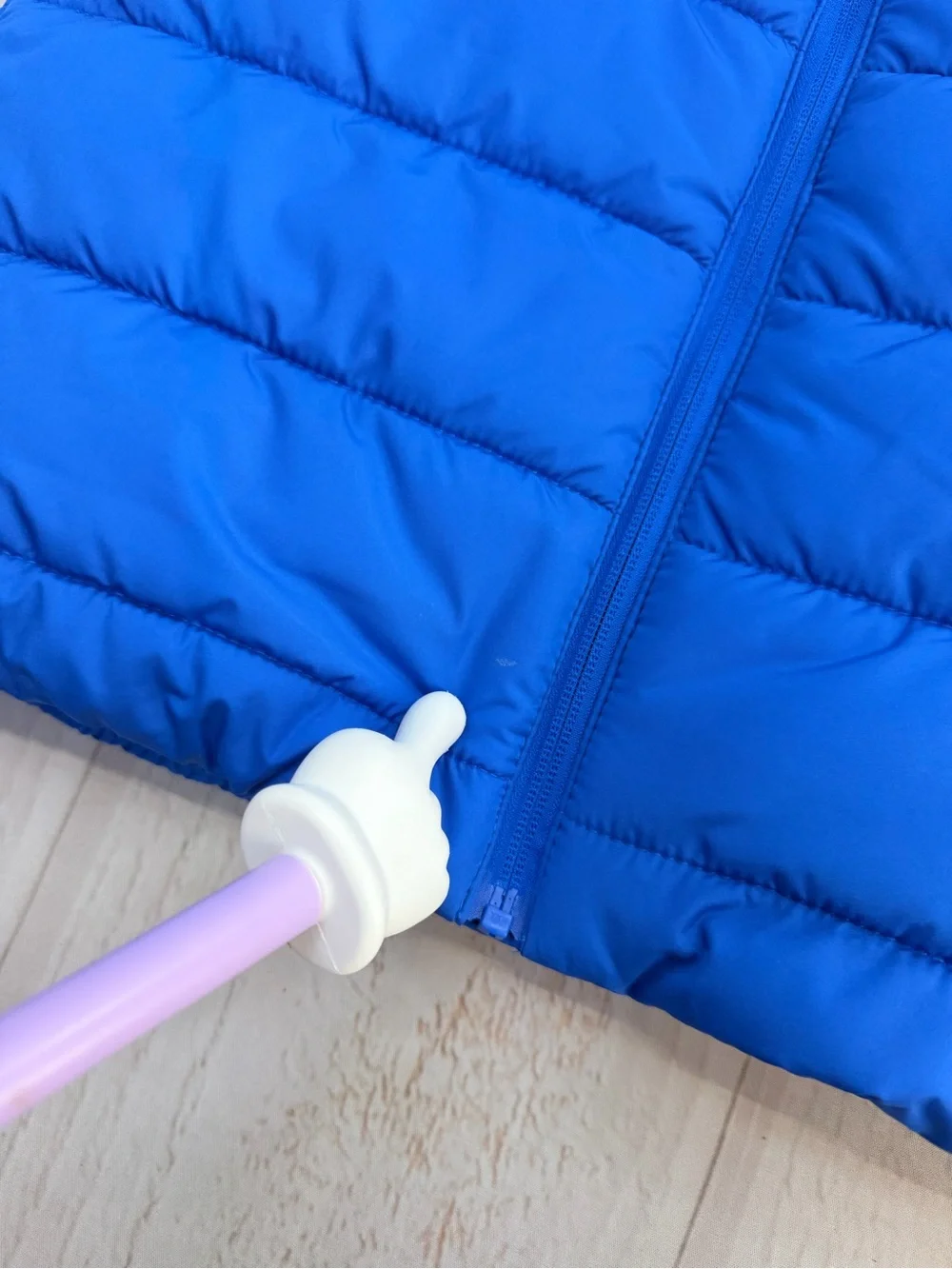 Puma Kids Puffer Vest Quilted Full Zip Blue Size M 10/12